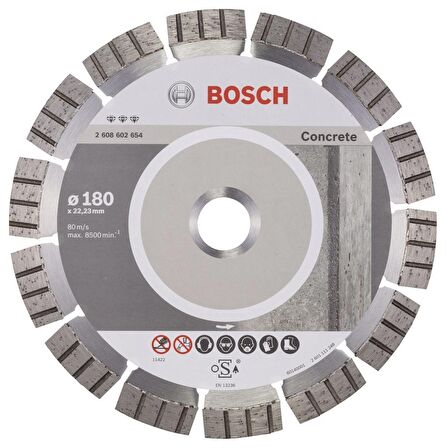 Bosch Best 180 mm Temiz ve Hızlı Beton Kesme Diski 2608602654